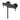 Hotbath Cobber B021 thermostatische badmengkraan met cascade uitloop Geborsteld zwart PVD productfoto