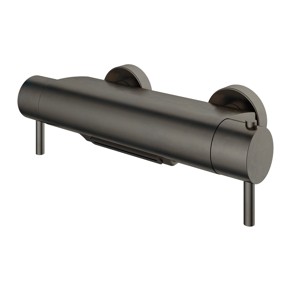 Hotbath Cobber B021 thermostatische badmengkraan met cascade uitloop Verouderd ijzer productfoto