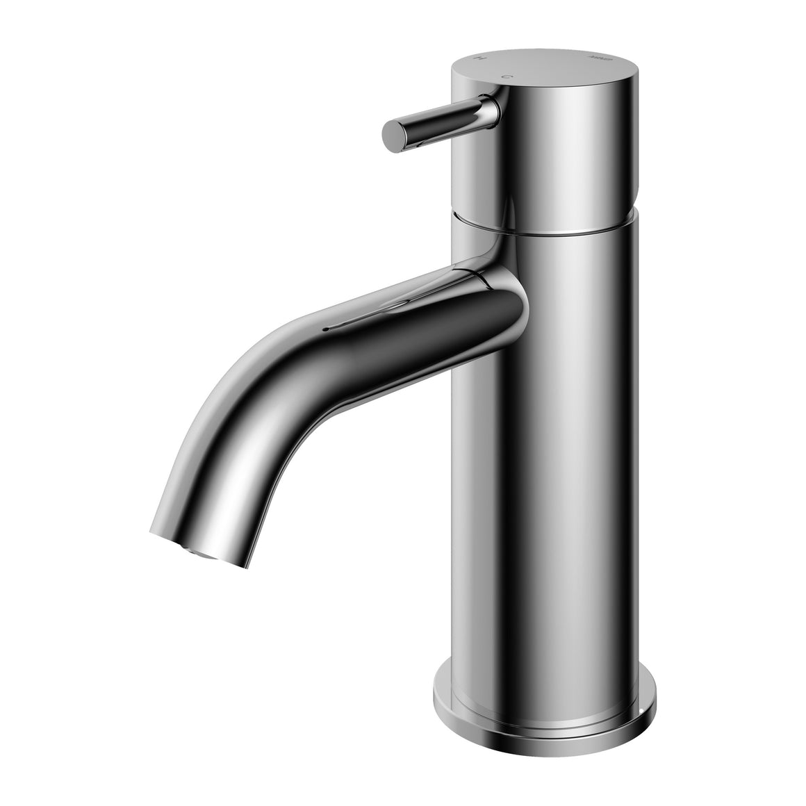 Hotbath Cobber CB003C wastafelmengkraan met gebogen uitloop Chroom productfoto