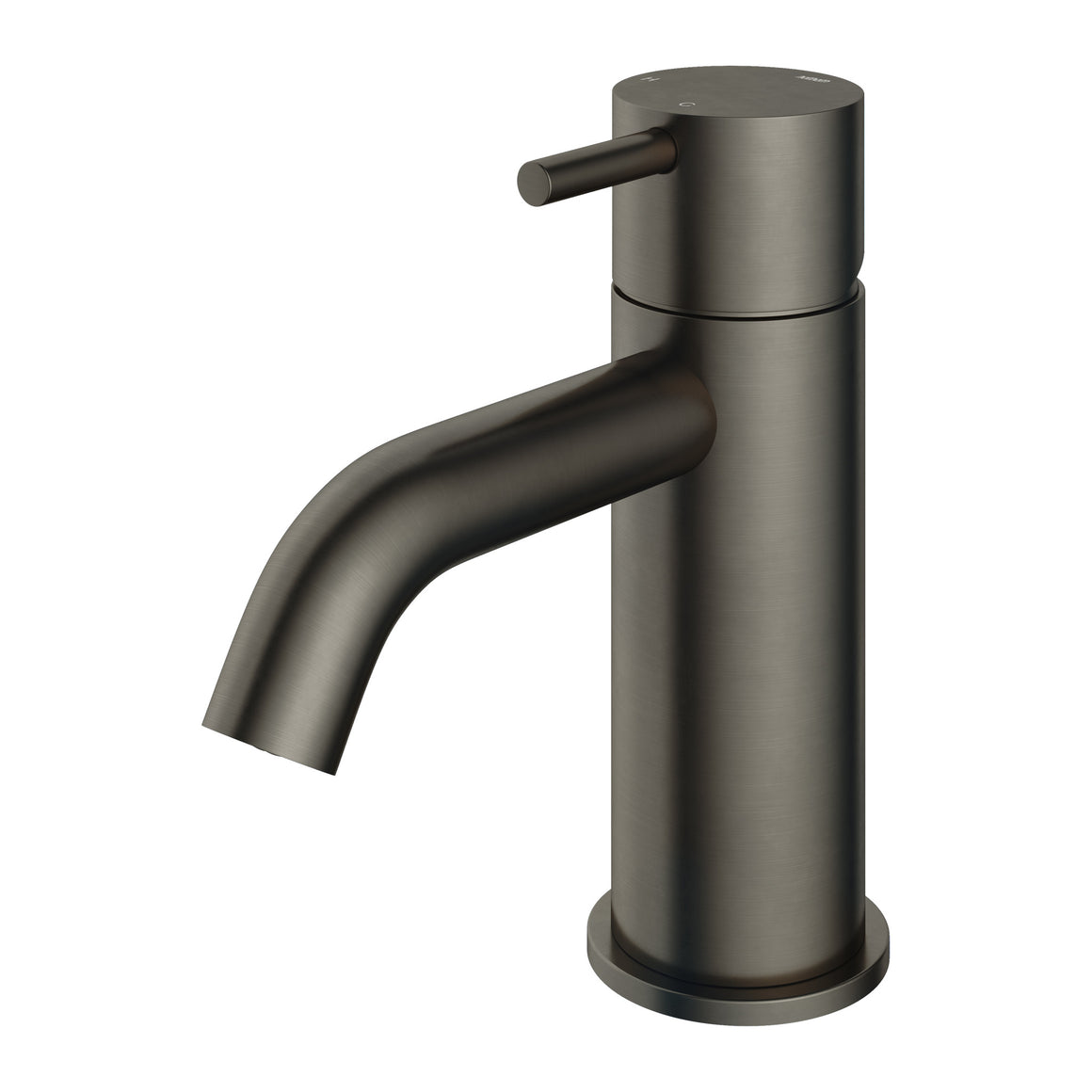 Hotbath Cobber CB003C wastafelmengkraan met gebogen uitloop Verouderd ijzer productfoto