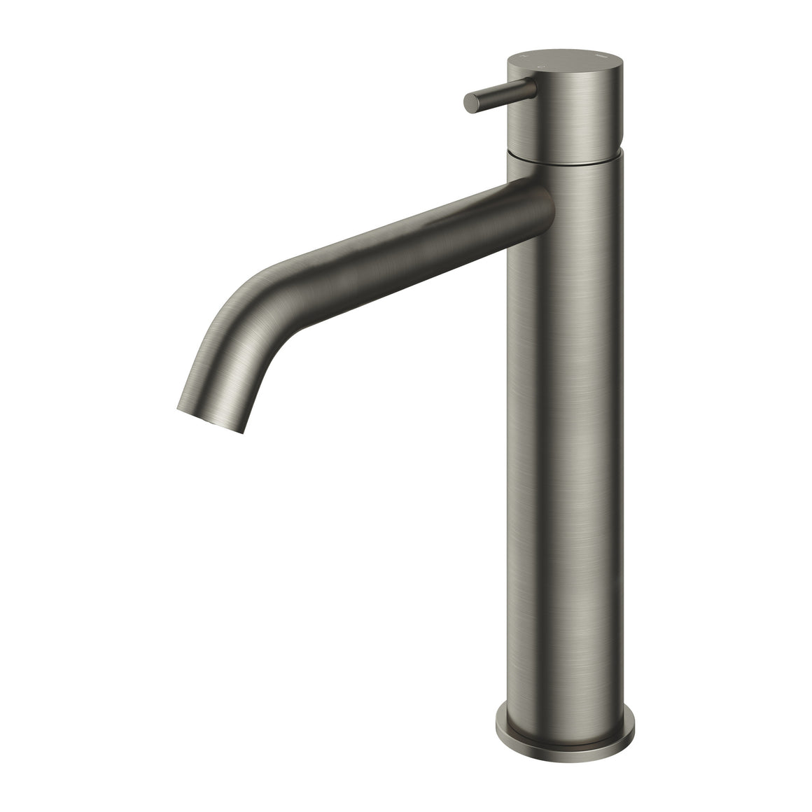 Hotbath Cobber CB003HC hoge wastafelmengkraan met gebogen uitloop Geborsteld nikkel productfoto