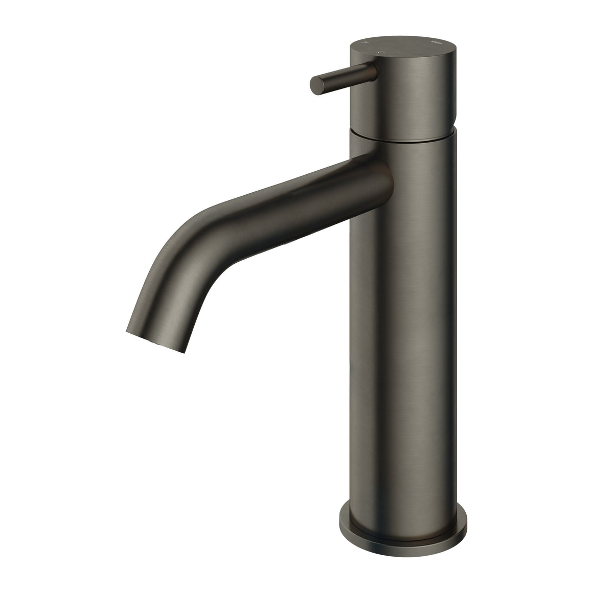 Hotbath Cobber CB003MC halfhoge wastafelmengkraan met gebogen uitloop Verouderd ijzer productfoto