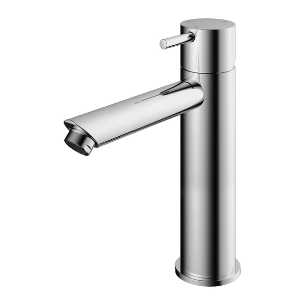 Hotbath Cobber CB003MS halfhoge wastafelmengkraan met rechte uitloop
