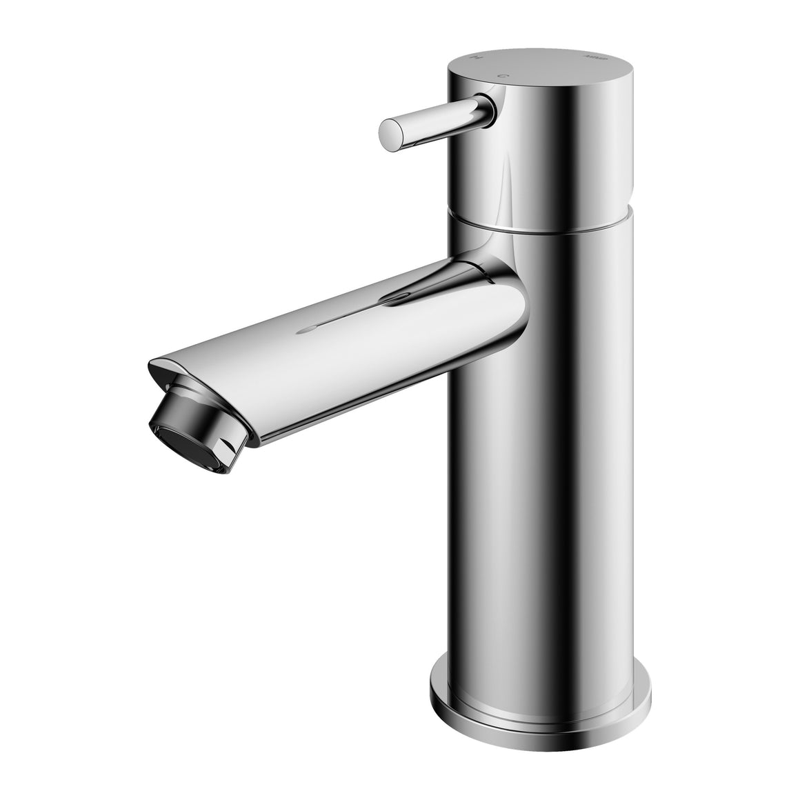 Hotbath Cobber CB003S wastafelmengkraan met rechte uitloop Chroom productfoto