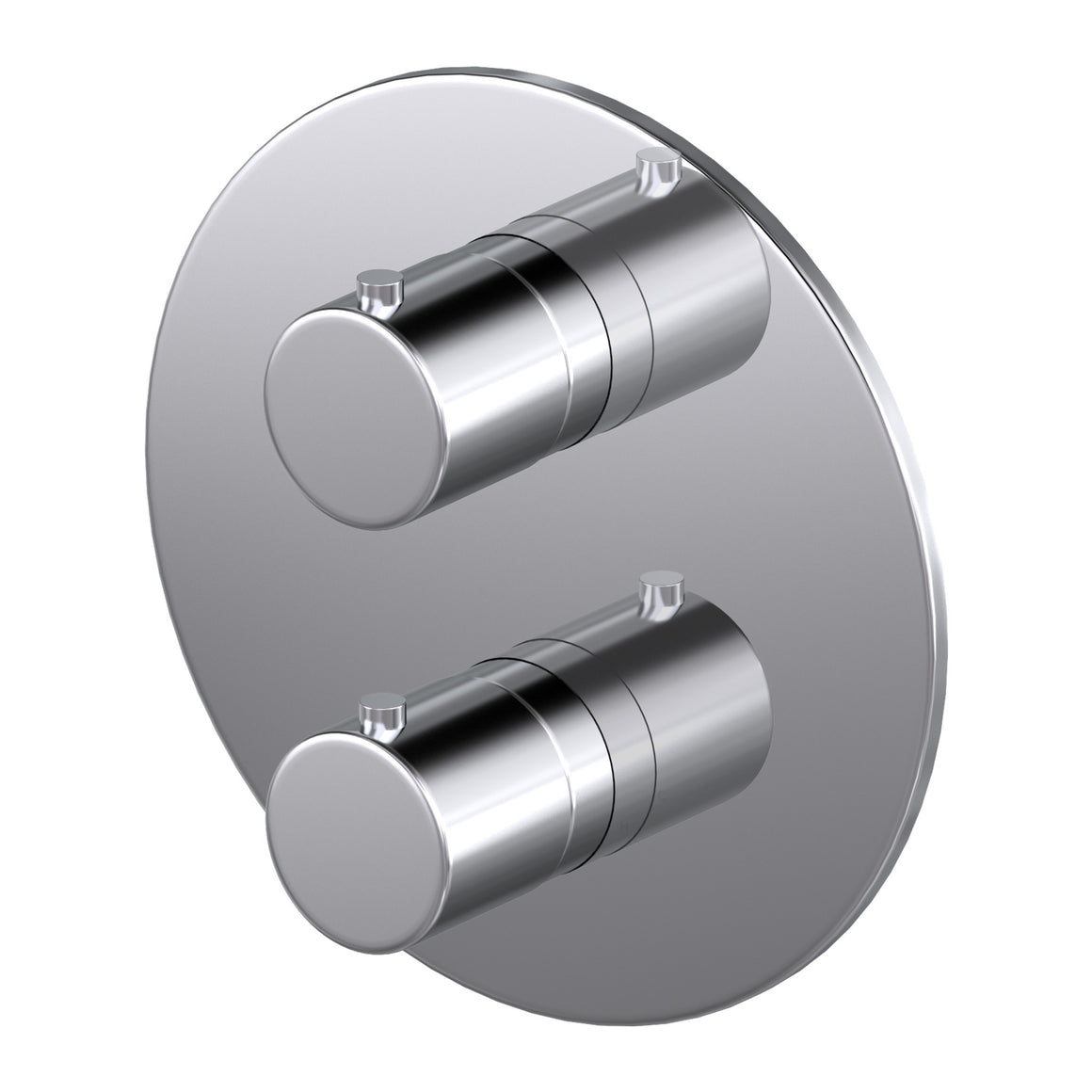 Hotbath Cobber CB009 inbouw thermostaat met 2-weg stop-omstel Chroom productfoto