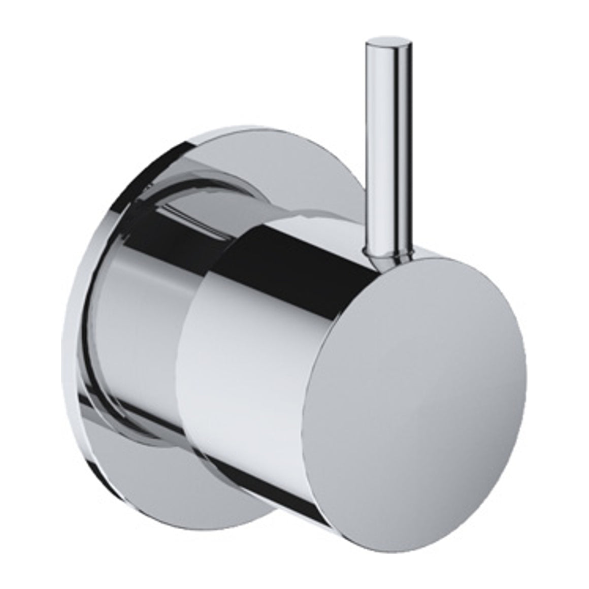Hotbath Cobber CB010C inbouw stopkraan koud water Chroom productfoto