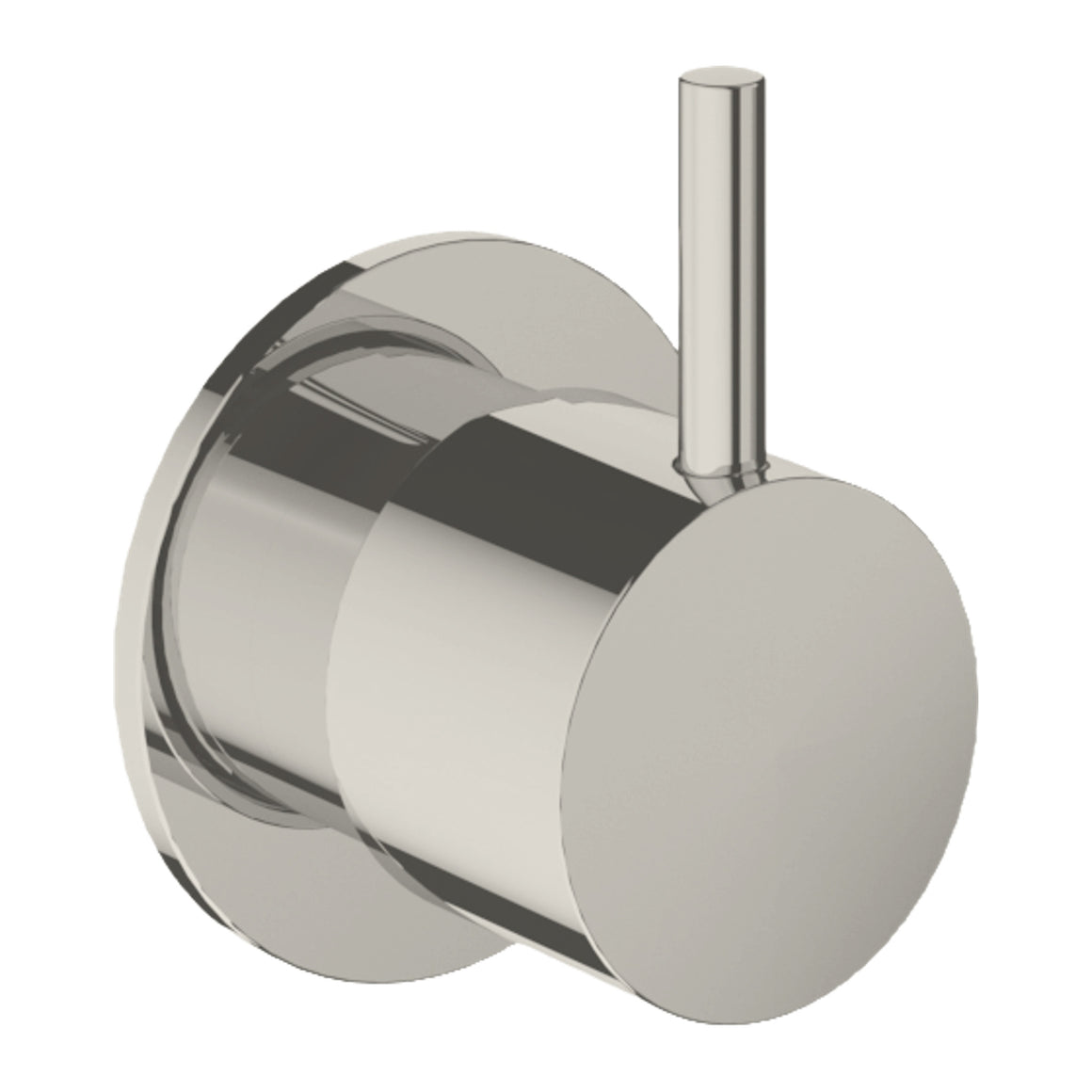 Hotbath Cobber CB010C inbouw stopkraan koud water Geborsteld nikkel productfoto (kleurimpressie)