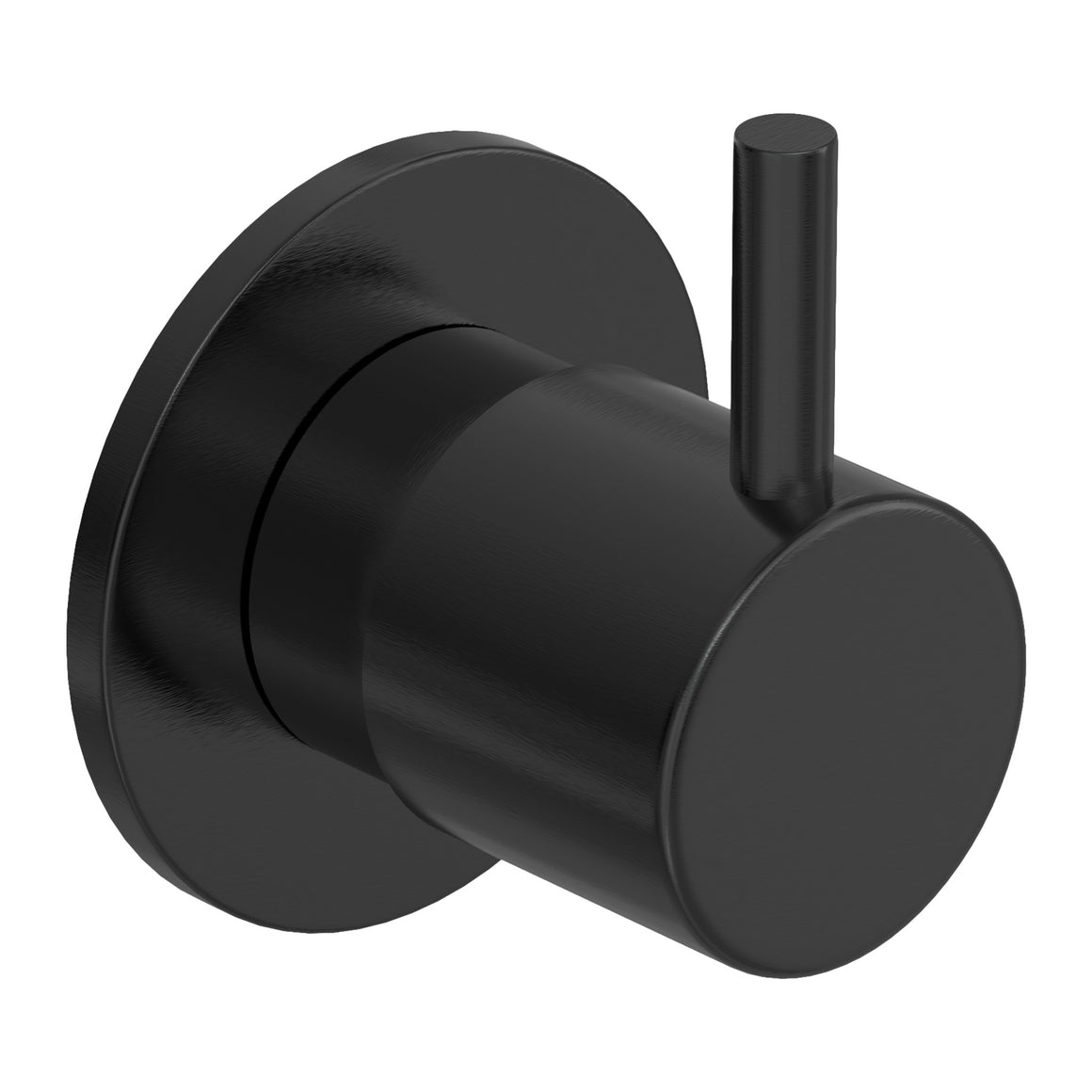 Hotbath Cobber CB010C inbouw stopkraan koud water Geborsteld zwart PVD productfoto