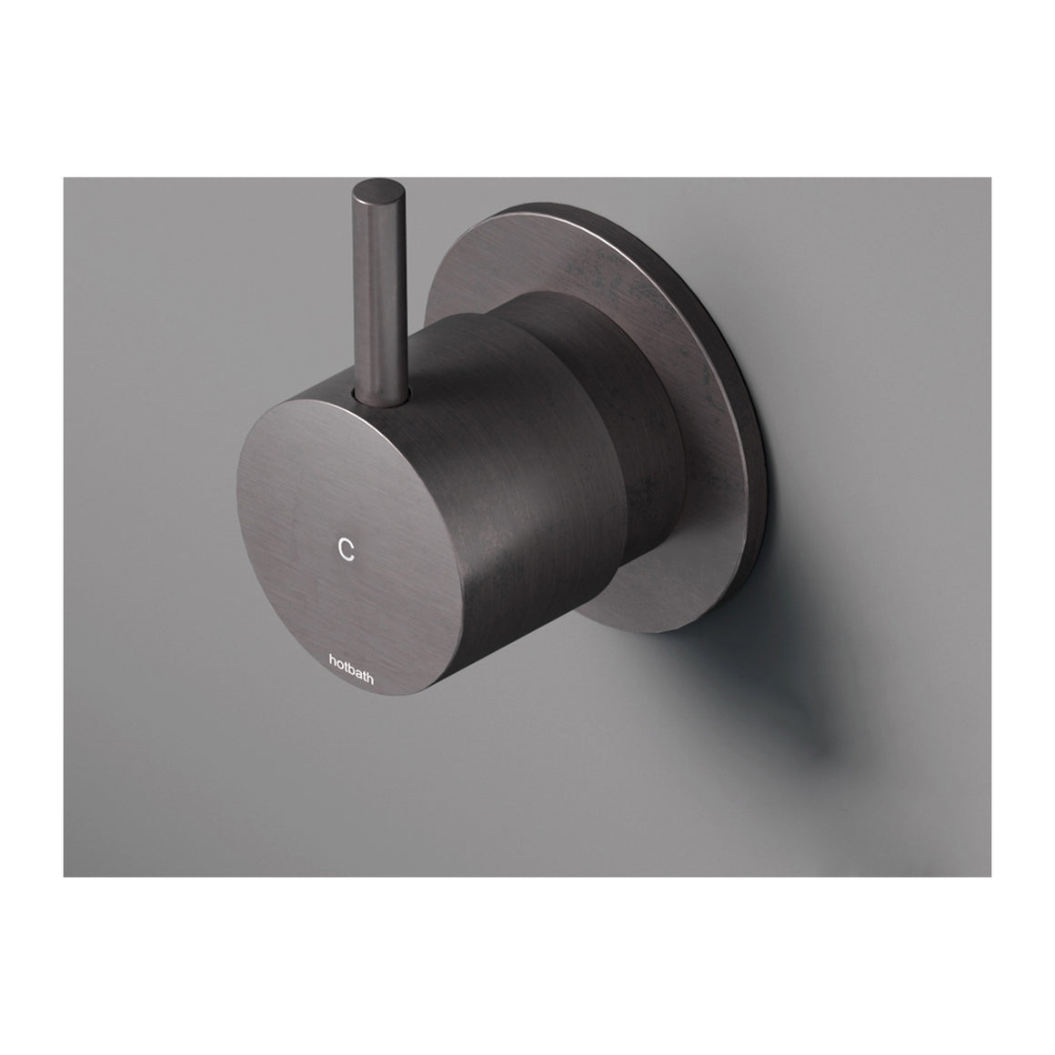 Hotbath Cobber CB010C inbouw stopkraan koud water Verouderd ijzer productfoto