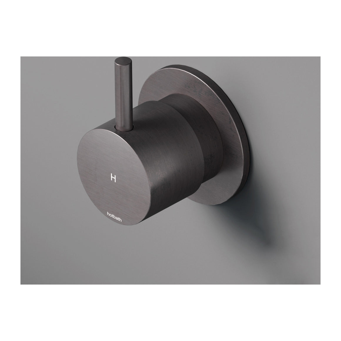 Hotbath Cobber CB010H inbouw stopkraan warm water Verouderd ijzer productfoto