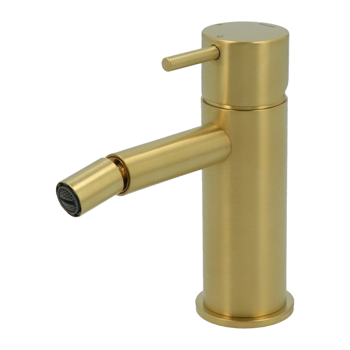 Hotbath Cobber CB018 bidetmengkraan Geborsteld messing PVD productfoto