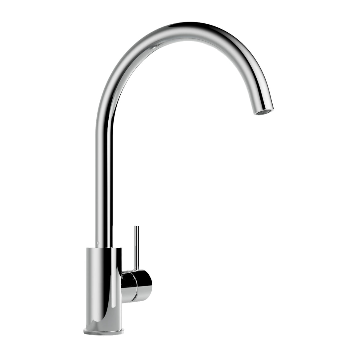 Hotbath Cobber CB040 keukenmengkraan met draaibare gebogen uitloop Chroom productfoto