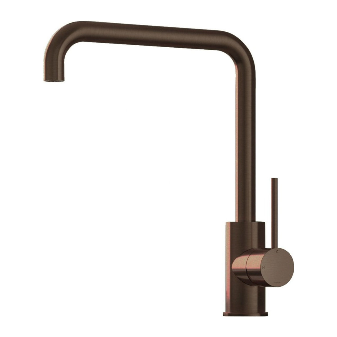 Hotbath Cobber CB041 keukenmengkraan met draaibare rechte uitloop Verouderd messing productfoto