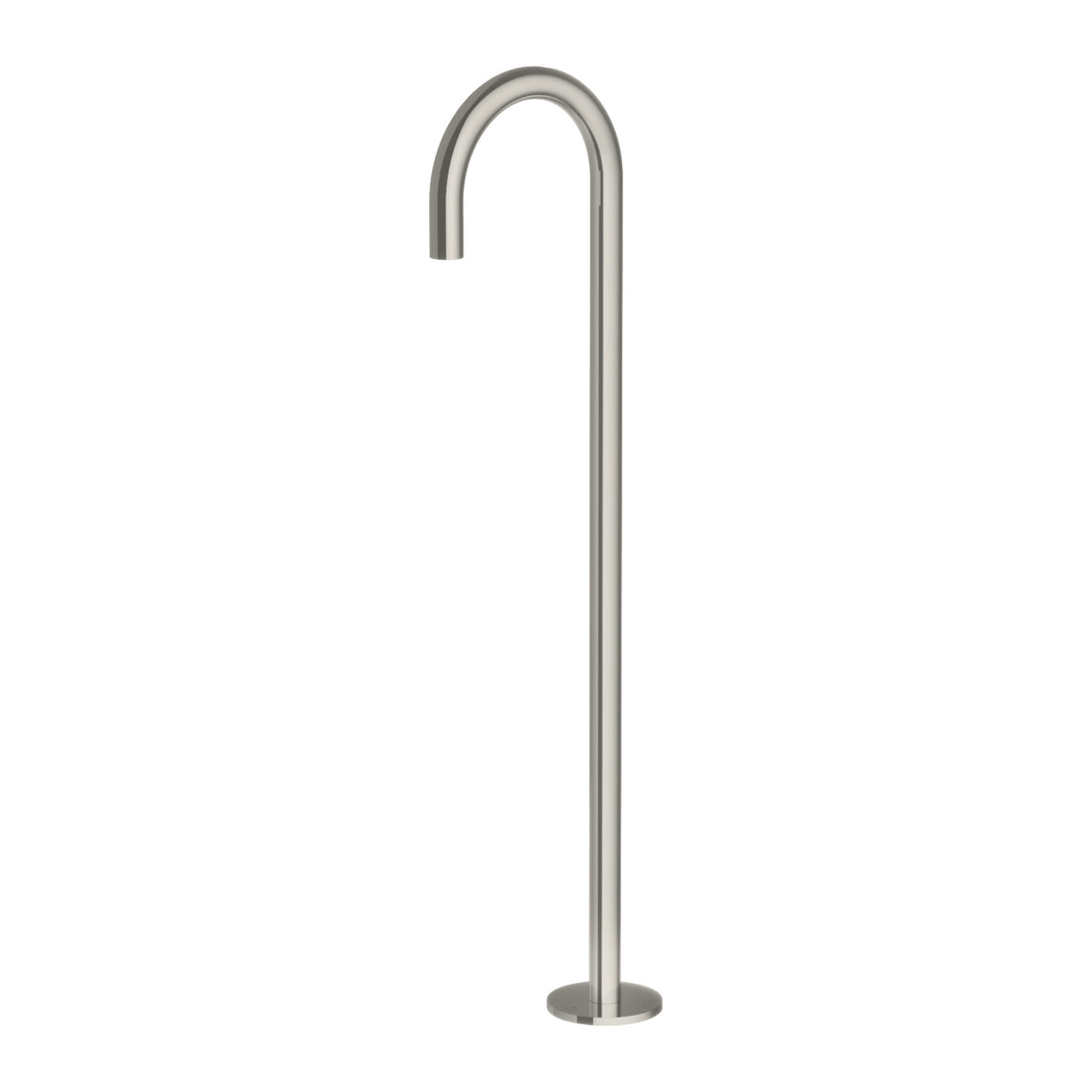 Hotbath Cobber CB076 vrijstaande baduitloop Geborsteld nikkel productfoto (kleurimpressie)