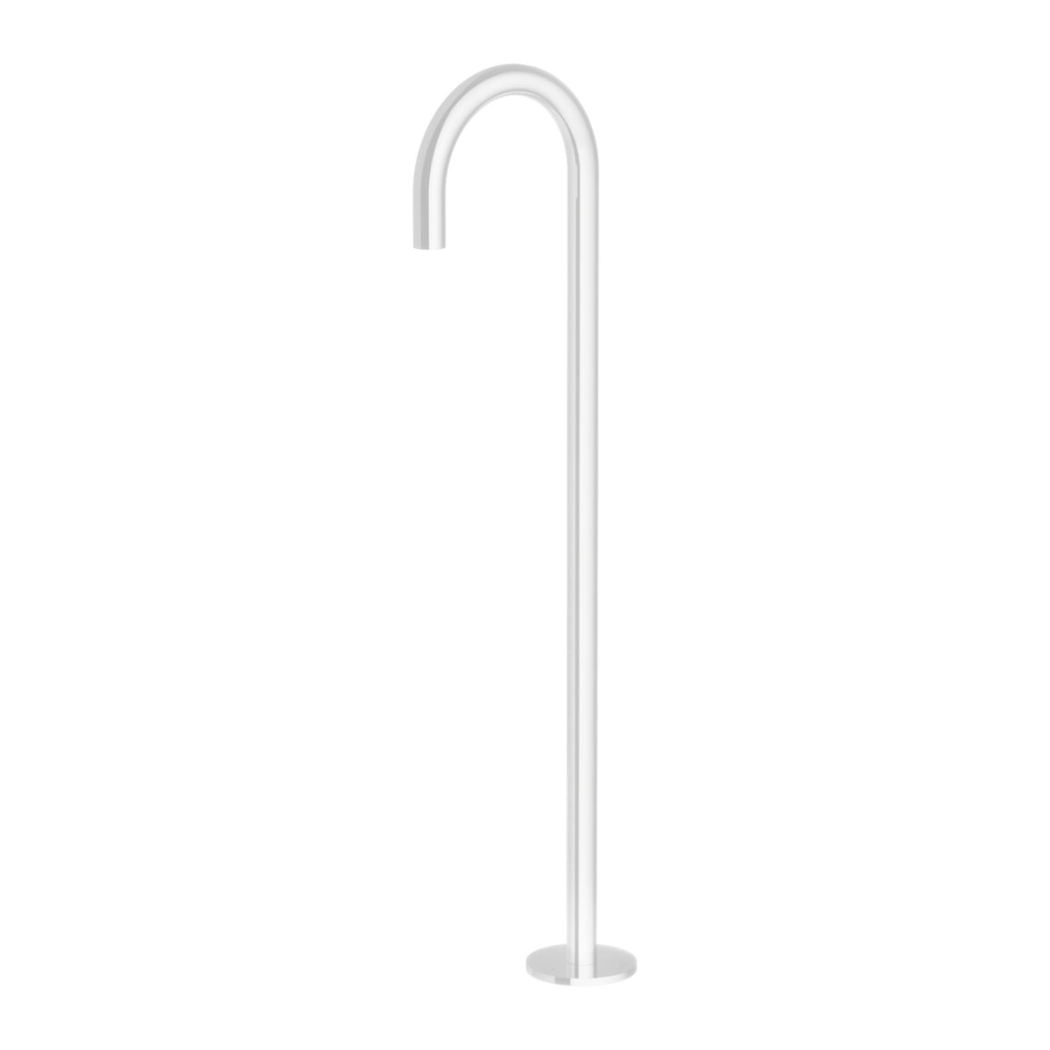 Hotbath Cobber CB076 vrijstaande baduitloop Mat wit productfoto (kleurimpressie)