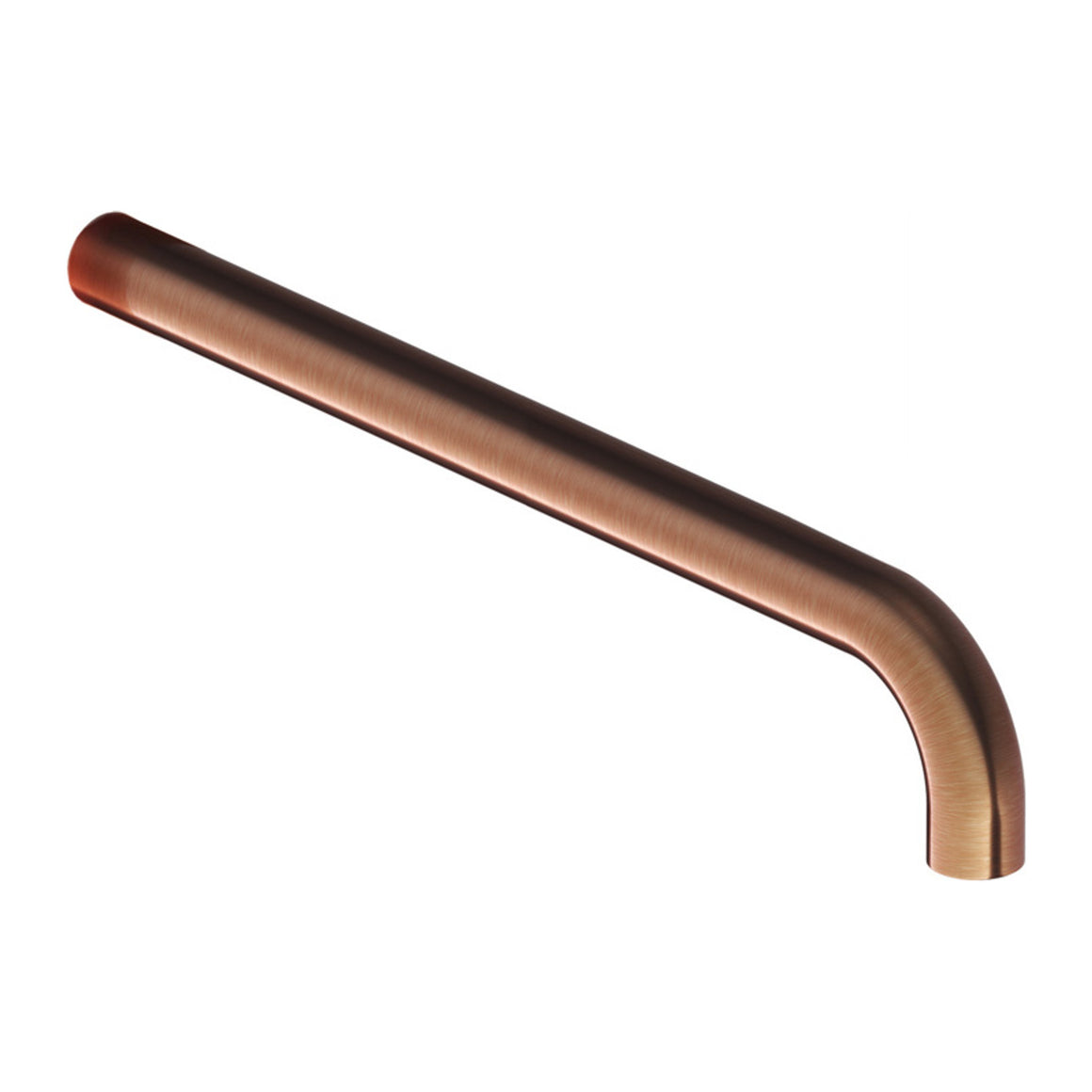 Hotbath Cobber CB094 uitloop voor inbouw wastafelkraan CB005/CB006 Geborsteld koper PVD 25 cm productfoto