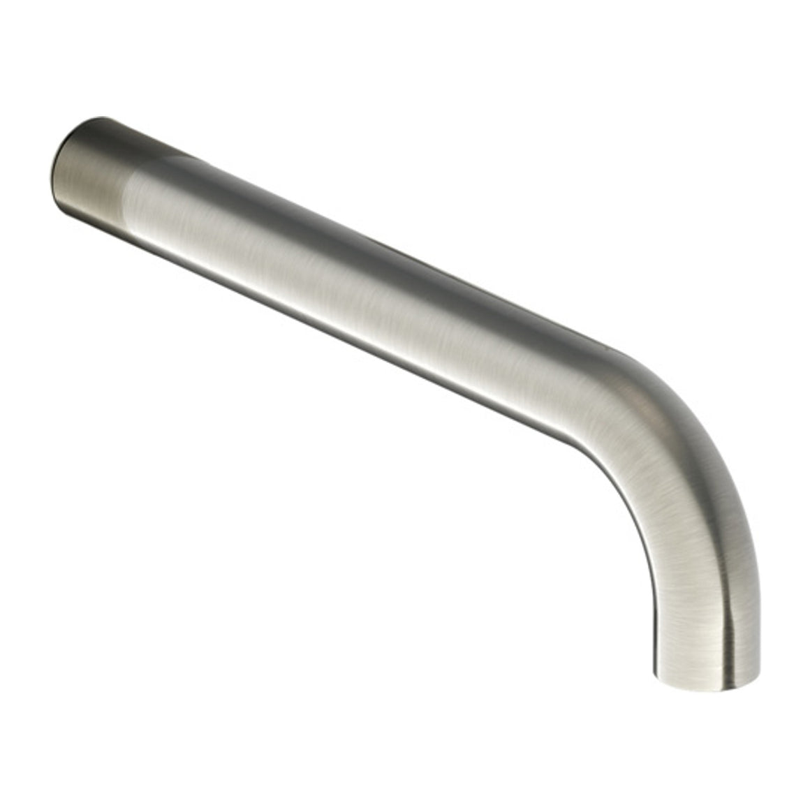 Hotbath Cobber CB094 uitloop voor inbouw wastafelkraan CB005/CB006 Geborsteld nikkel 18 cm productfoto