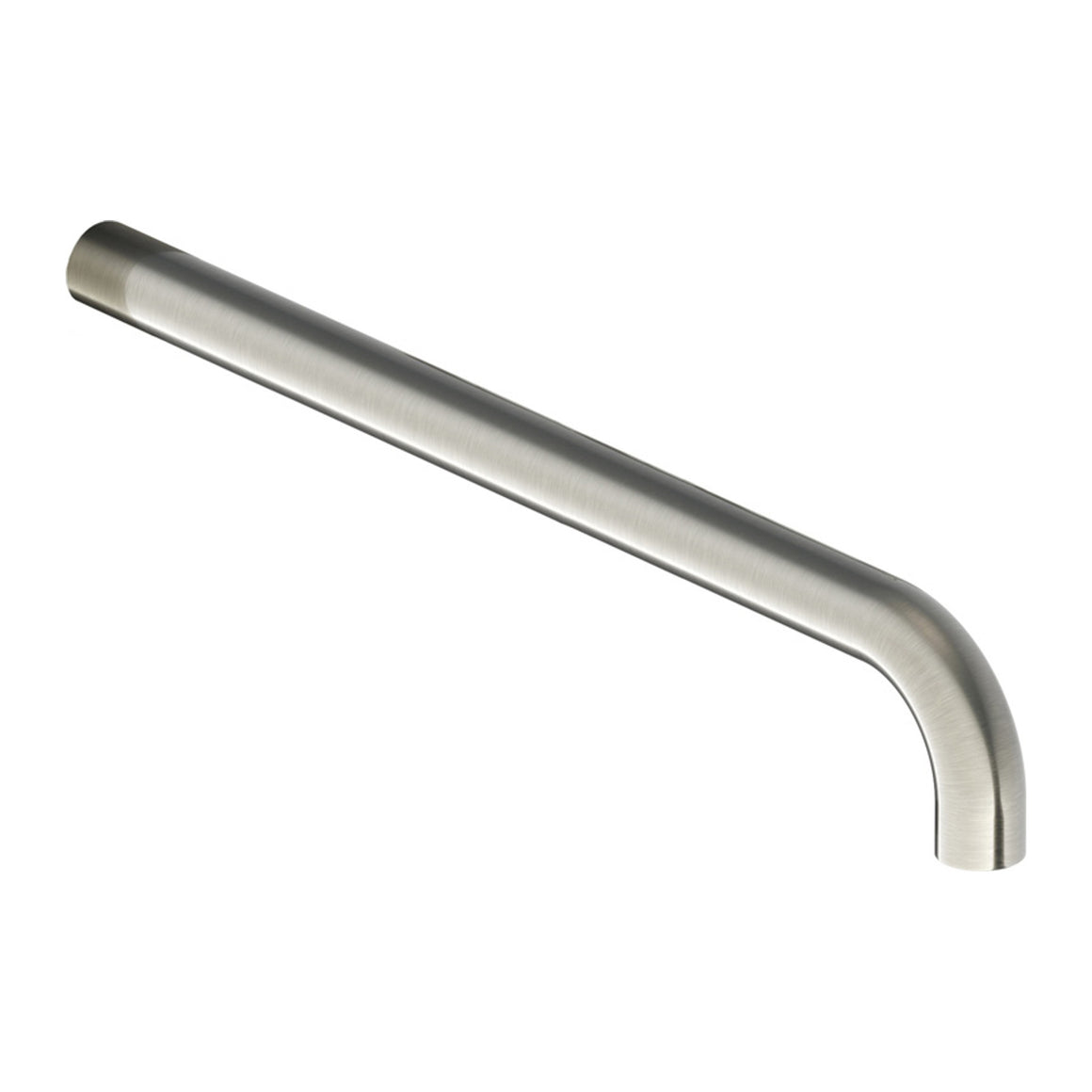 Hotbath Cobber CB094 uitloop voor inbouw wastafelkraan CB005/CB006 Geborsteld nikkel 30 cm productfoto