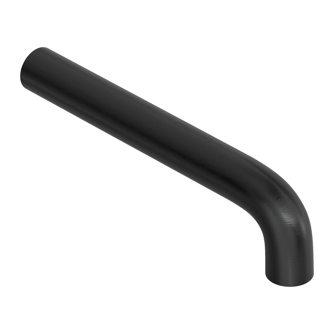 Hotbath Cobber CB094 uitloop voor inbouw wastafelkraan CB005/CB006 Geborsteld zwart PVD 15 cm productfoto