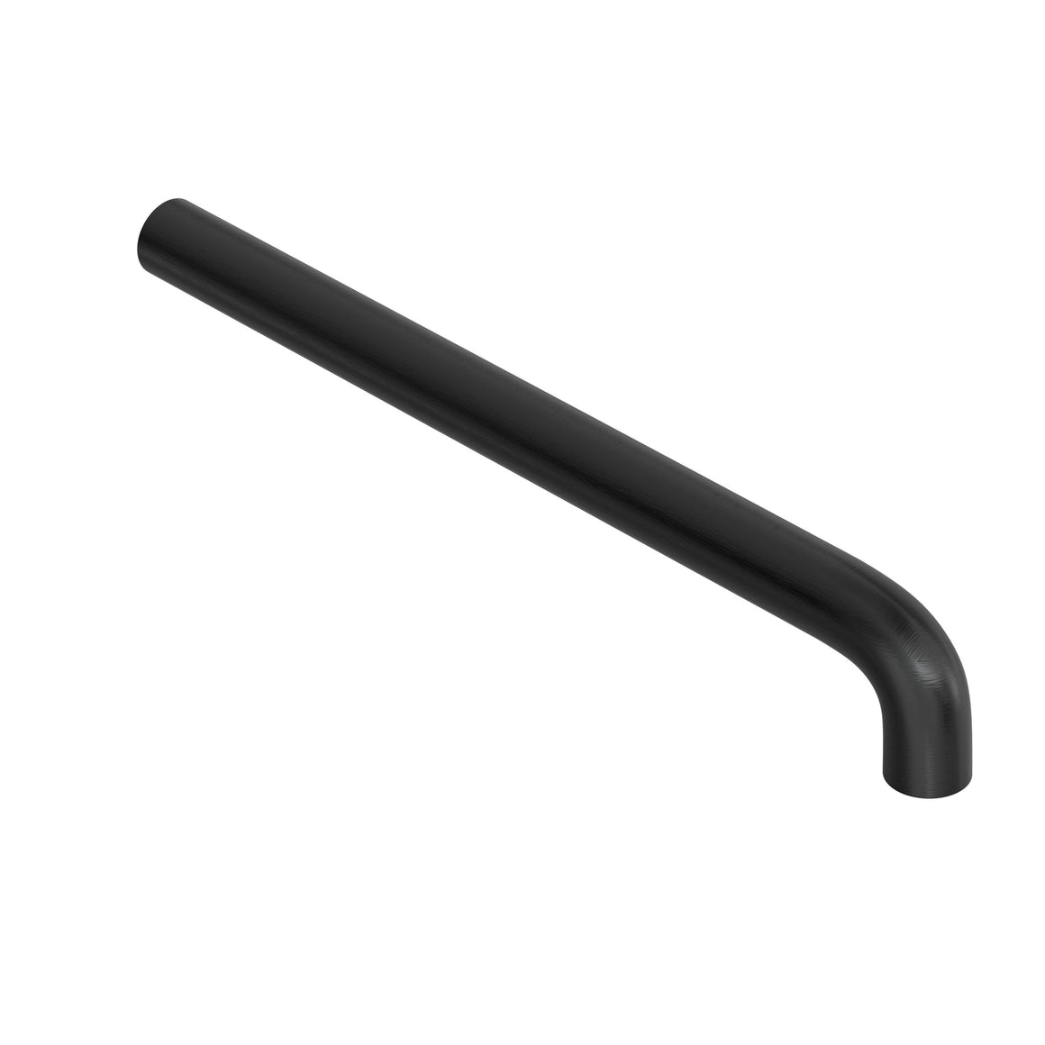 Hotbath Cobber CB094 uitloop voor inbouw wastafelkraan CB005/CB006 Geborsteld zwart PVD 25 cm productfoto