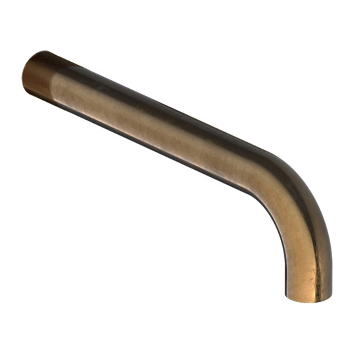 Hotbath Cobber CB094 uitloop voor inbouw wastafelkraan CB005/CB006 Verouderd messing 18 cm productfoto