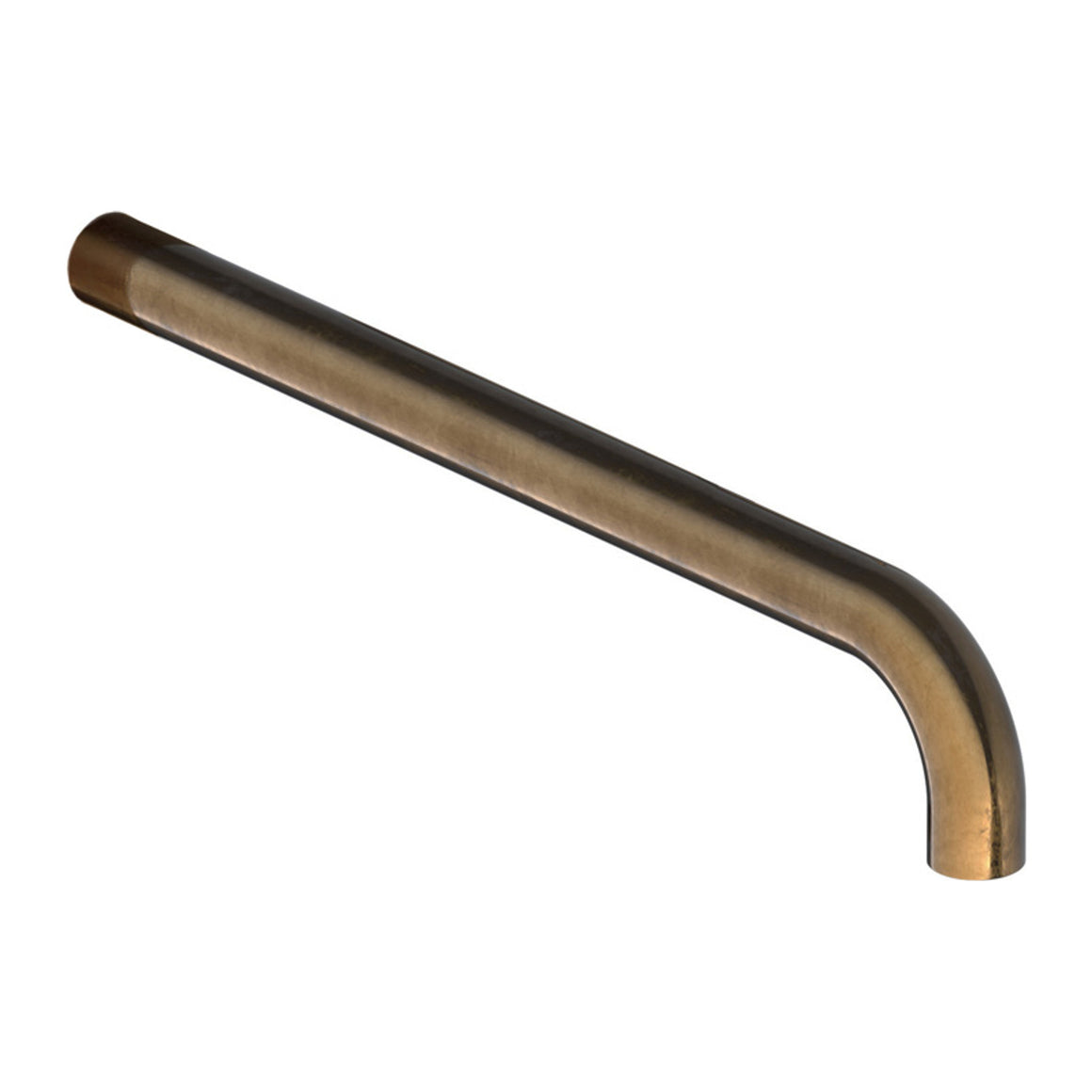 Hotbath Cobber CB094 uitloop voor inbouw wastafelkraan CB005/CB006 Verouderd messing 25 cm productfoto