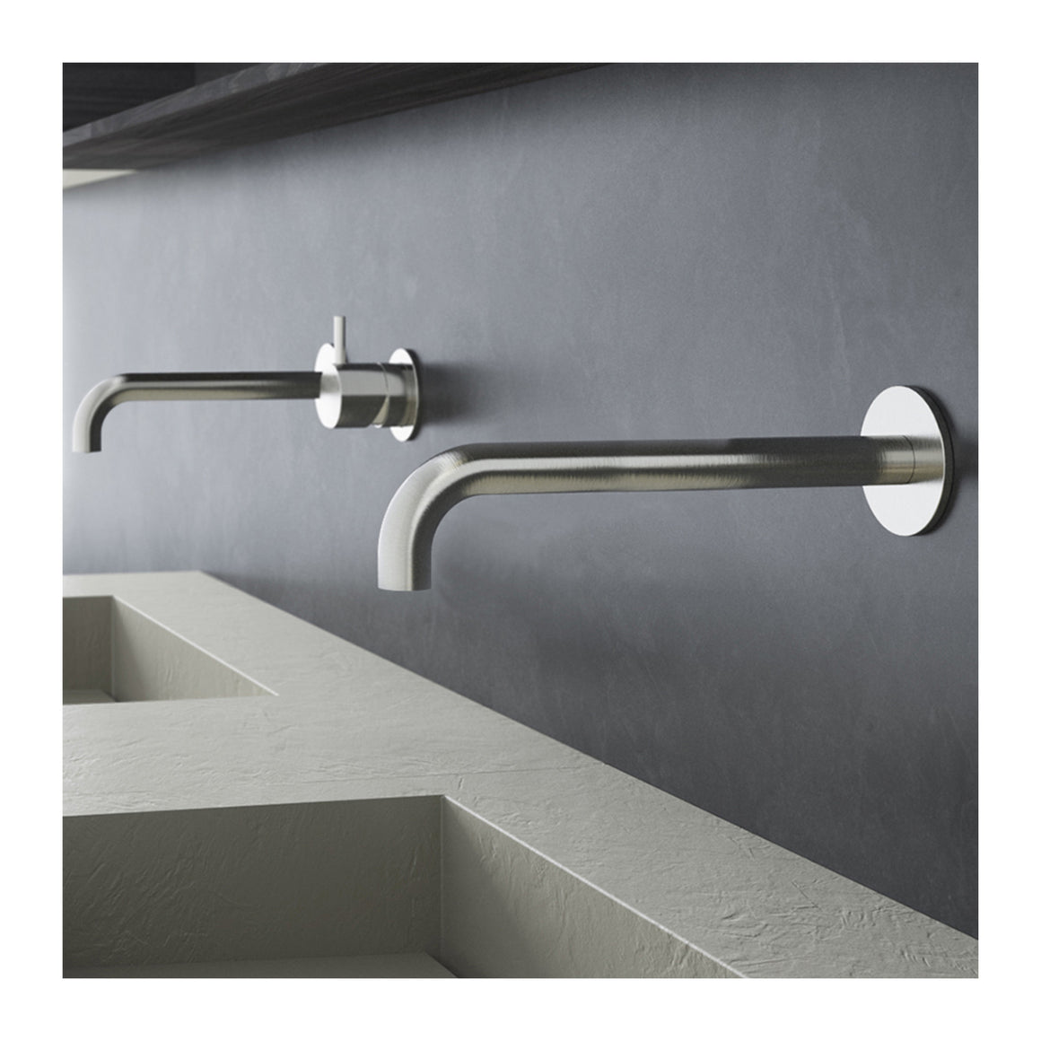 Hotbath Cobber CB095 uitloop voor inbouw wastafelkraan Chroom 18 cm productfoto