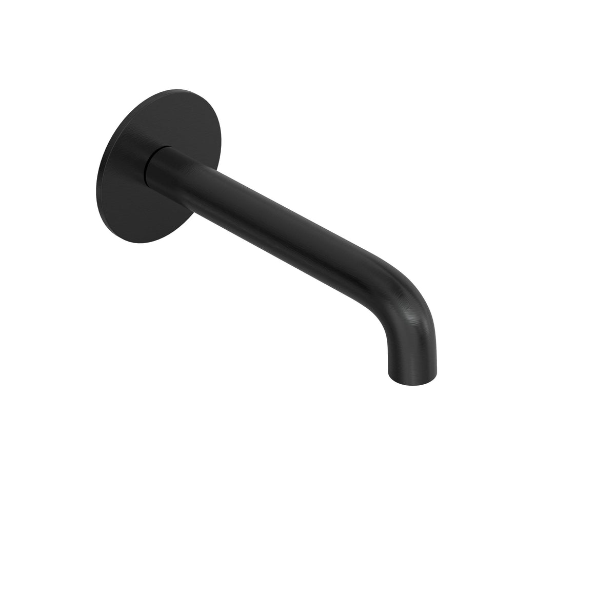 Hotbath Cobber CB095 uitloop voor inbouw wastafelkraan Geborsteld zwart PVD 15 cm productfoto