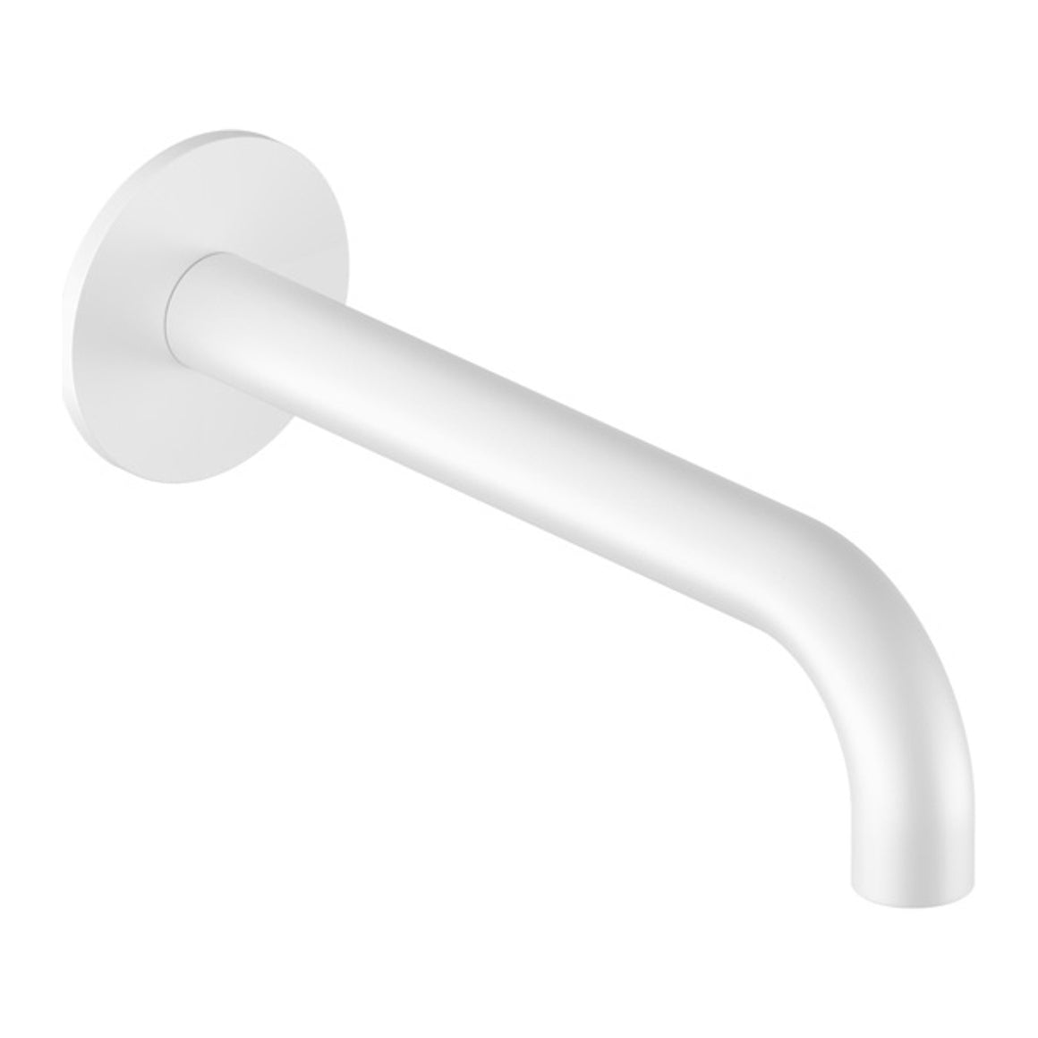 Hotbath Cobber CB095 uitloop voor inbouw wastafelkraan Mat wit 18 cm productfoto