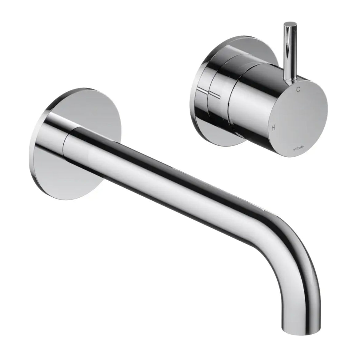 Hotbath Cobber CB105 inbouw wastafelkraan 2-gats uitloop 18 cm chroom productfoto