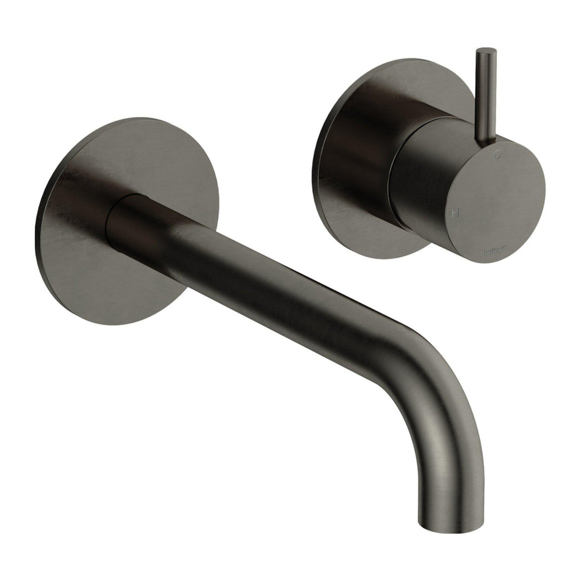 Hotbath Cobber CB105 inbouw wastafelkraan 2-gats uitloop 18 cm verouderd ijzer productfoto