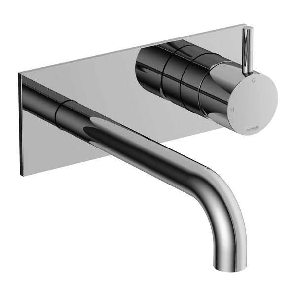 Hotbath Cobber CB106 inbouw wastafelmengkraan met achterplaat (afbouwdeel)