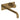 Hotbath Cobber CB106 inbouw wastafelmengkraan met achterplaat Verouderd messing 25 cm productfoto (kleurimpressie)