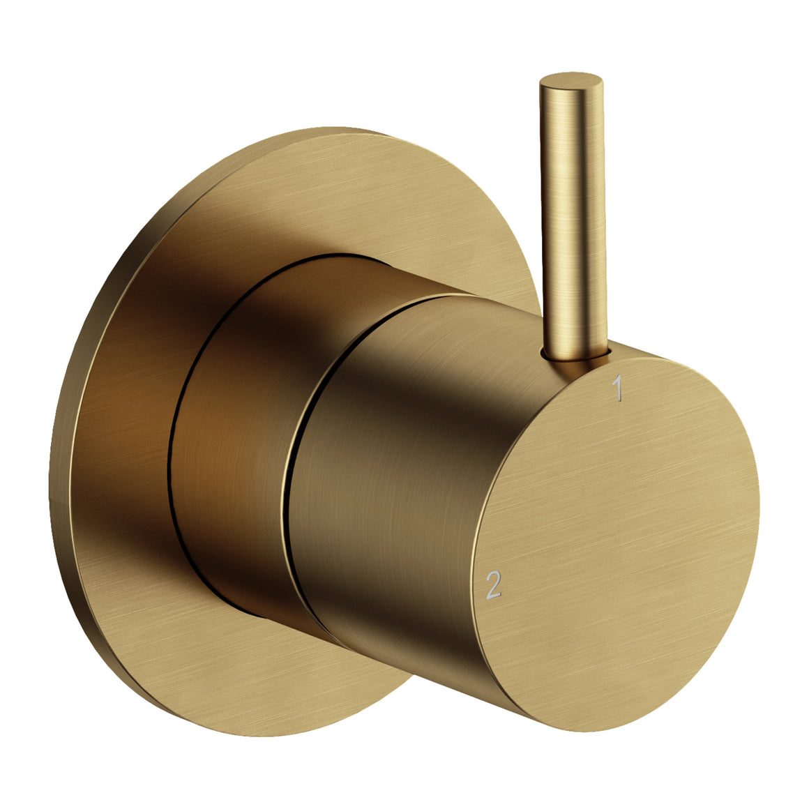 Hotbath Cobber CB111 inbouw 2-weg omstel Geborsteld messing productfoto