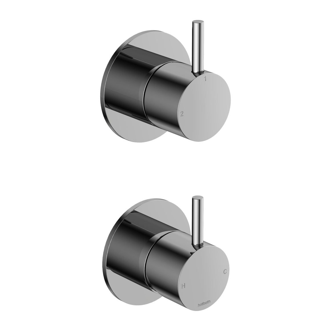 Hotbath Cobber CB129 inbouw douchemengkraan met 2-weg omstel Chroom productfoto