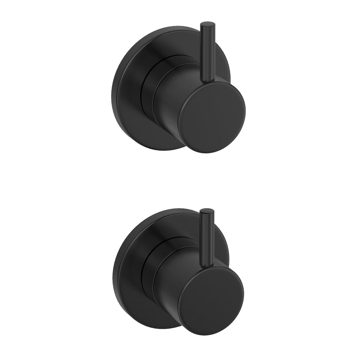 Hotbath Cobber CB129 inbouw douchemengkraan met 2-weg omstel Geborsteld zwart PVD productfoto