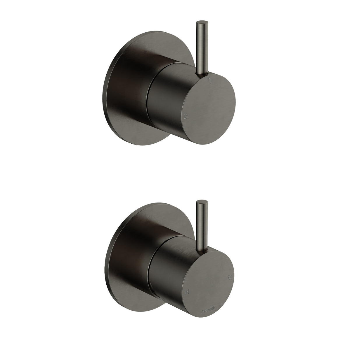 Hotbath Cobber CB129 inbouw douchemengkraan met 2-weg omstel Verouderd ijzer productfoto