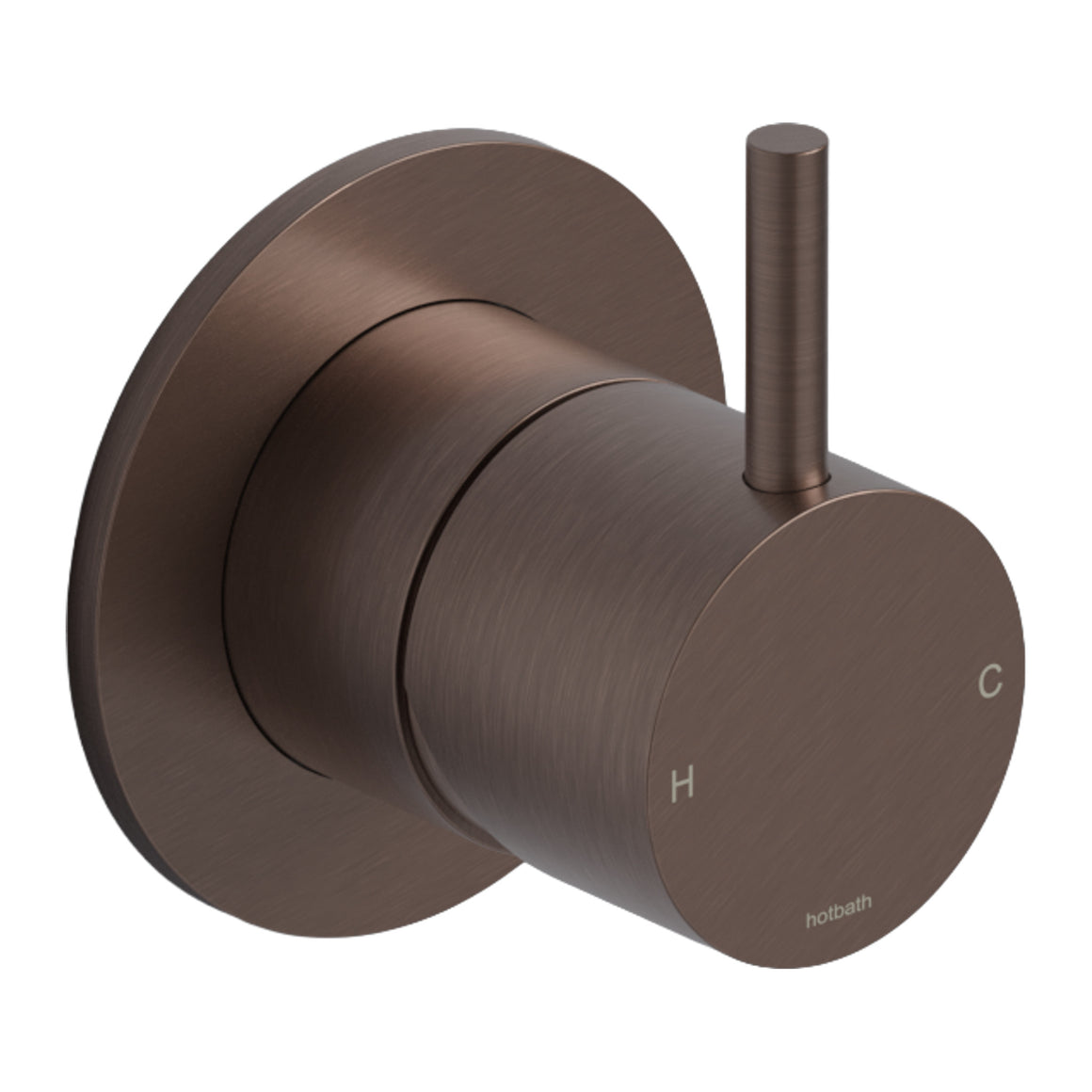 Hotbath Cobber CB131 inbouw douchemengkraan Geborsteld koper PVD productfoto