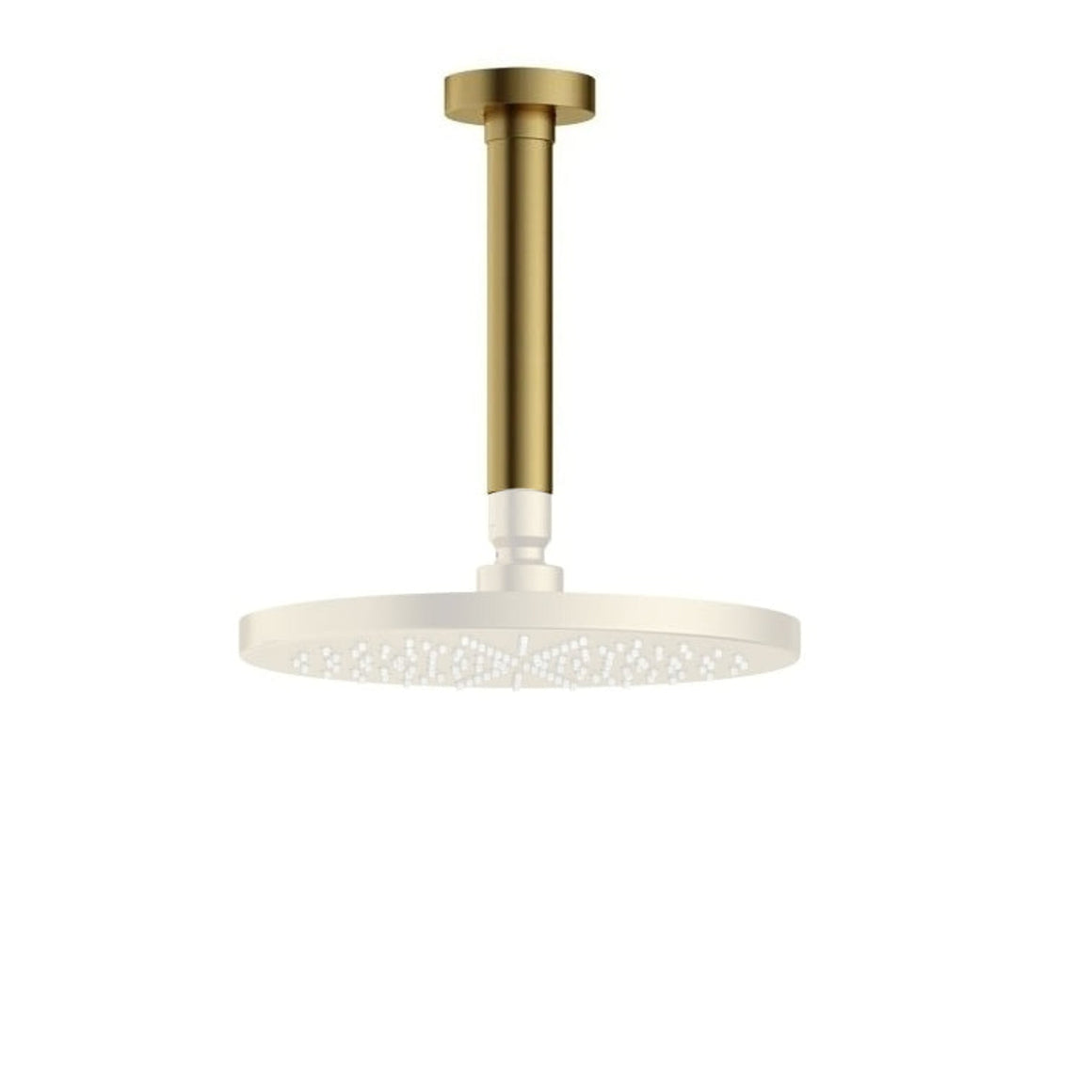 Hotbath Cobber CB452 plafondbuis rond 15 cm Geborsteld messing PVD productfoto