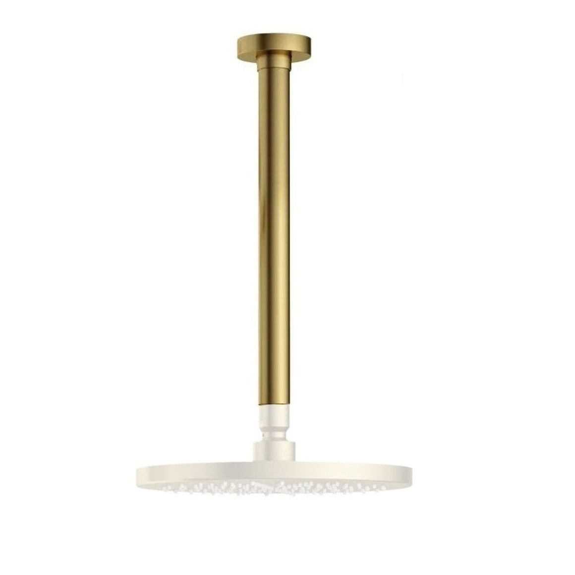 Hotbath Cobber CB453 plafondbuis rond 30 cm Geborsteld messing PVD productfoto