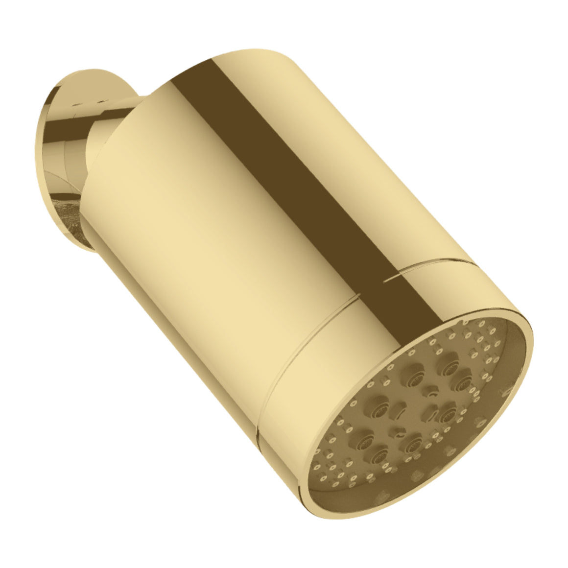 Hotbath Cobber CB470 Beam hoofddouche 3 standen met muurbevestiging Geborsteld messing productfoto (kleurimpressie)