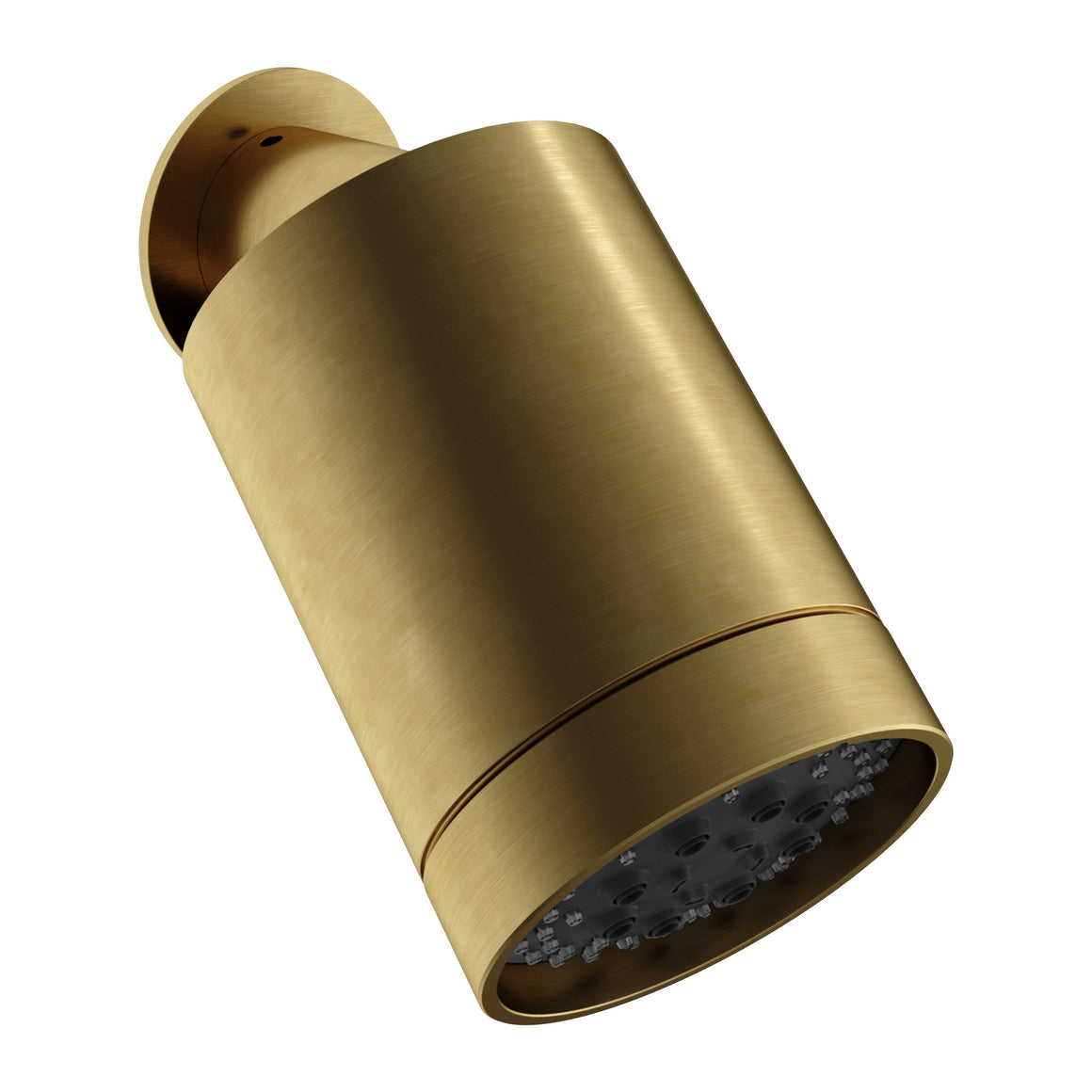 Hotbath Cobber CB470 Beam hoofddouche 3 standen met muurbevestiging Geborsteld messing PVD productfoto