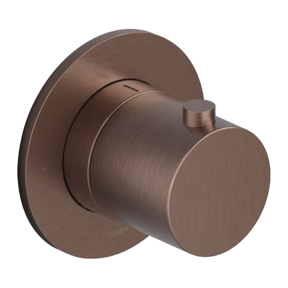 Hotbath Cobber CB7001 inbouw thermostaat Cobber 70 Geborsteld koper PVD productfoto