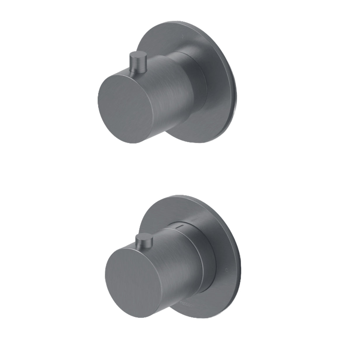 Hotbath Cobber CB7009 inbouw thermostaat met 2-weg stop-omstel Chroom productfoto (kleurimpressie)