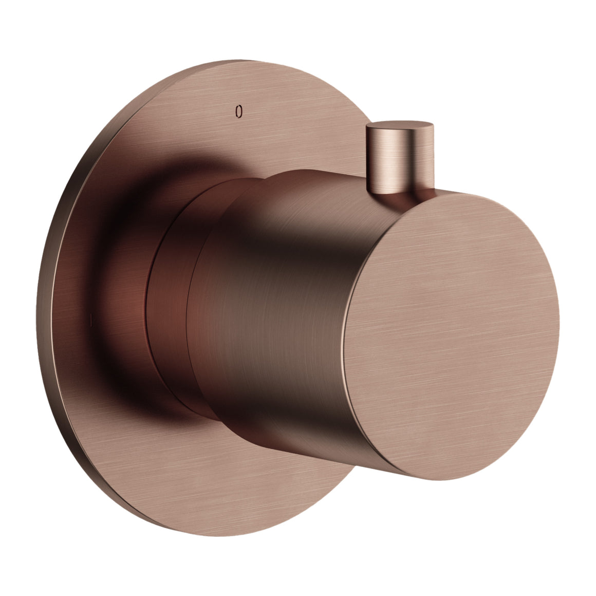 Hotbath Cobber CB7068 inbouw stopkraan Cobber 70 Geborsteld koper PVD productfoto