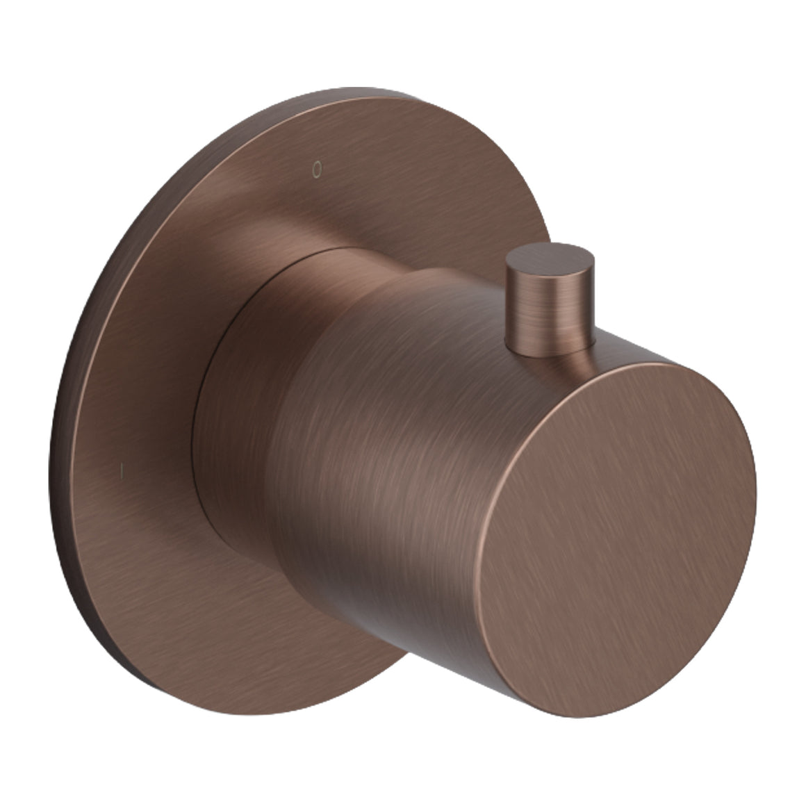 Hotbath Cobber CB7069 inbouw stopkraan Cobber 70 high flow Geborsteld koper PVD productfoto