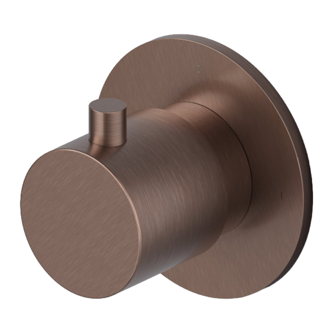 Hotbath Cobber CB7080 inbouw 2-weg omstel met stopfunctie Geborsteld koper PVD productfoto