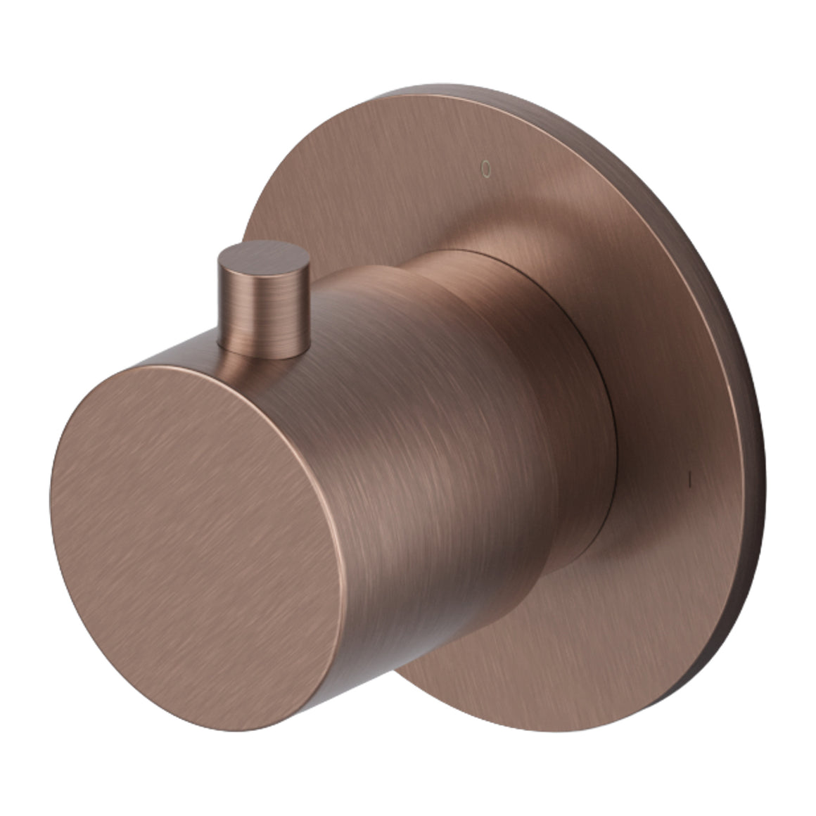 Hotbath Cobber CB7080 inbouw 2-weg omstel met stopfunctie Geborsteld koper PVD productfoto