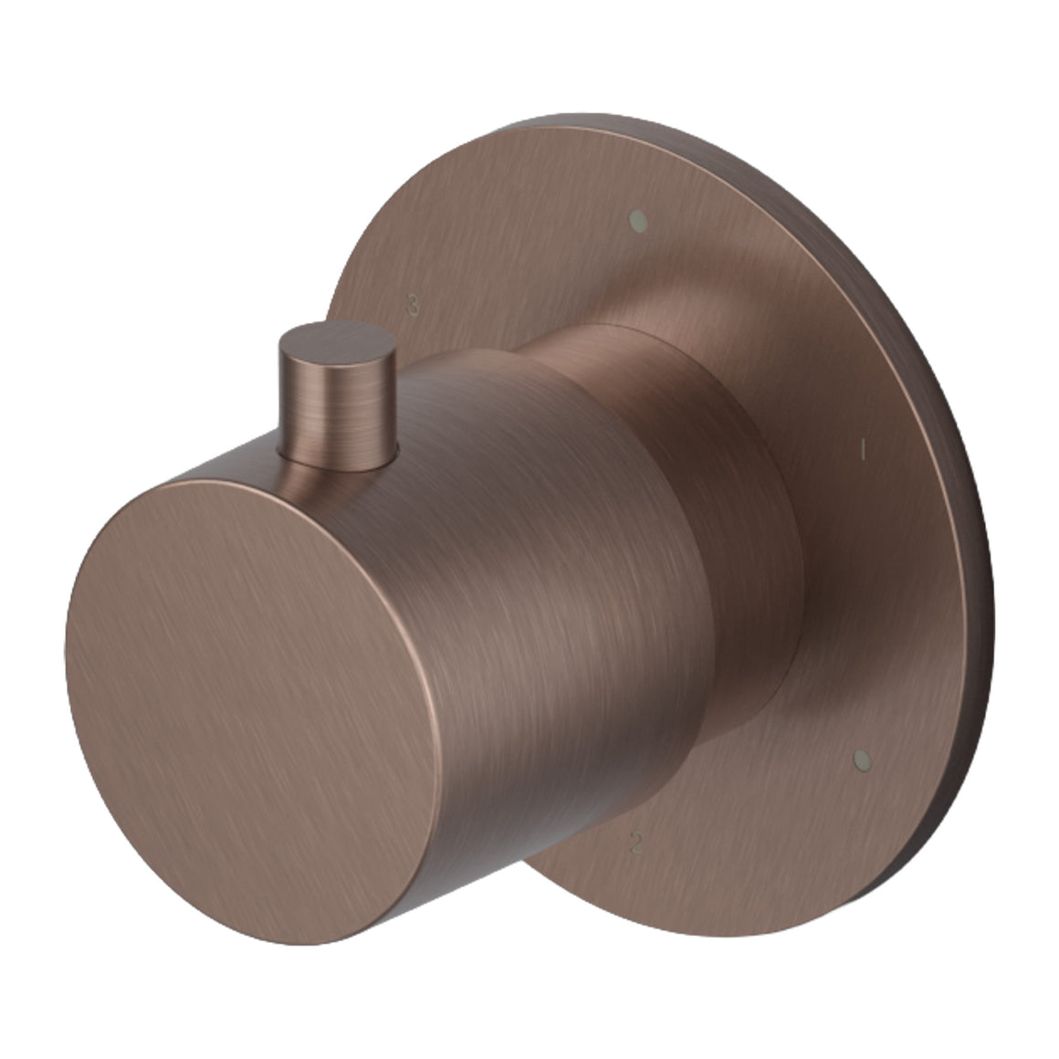 Hotbath Cobber CB7083 inbouw 3-weg stop-omstel Geborsteld koper PVD productfoto