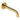 Hotbath Cobber CB7098 baduitloop 22,5 cm Geborsteld messing PVD productfoto